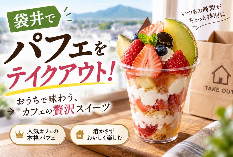 画像8470：袋井でパフェをテイクアウト！人気カフェのスイーツを溶かさず楽しむ贅沢術