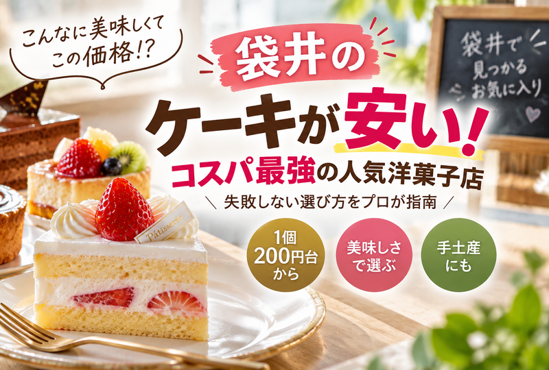 画像8474：袋井のケーキが安いのにコスパ最強の人気洋菓子店！失敗しない選び方をプロが指南