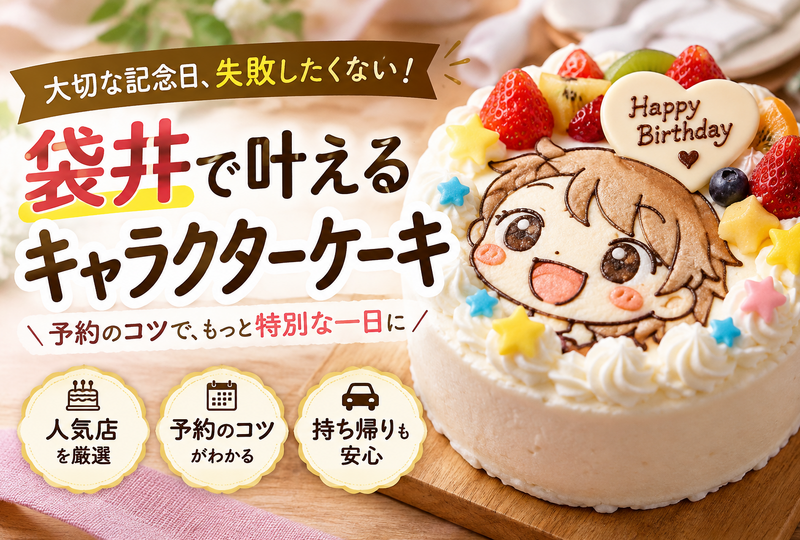 画像8480：袋井のキャラクターケーキやデコレーションで失敗しない人気店と予約のコツ！大満足のオーダー術